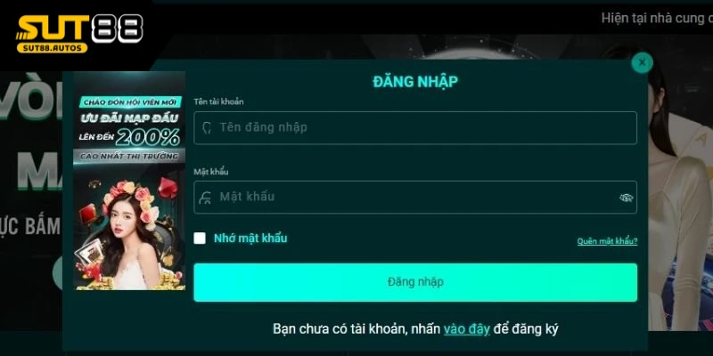 Điền chuẩn thông tin đăng nhập Sut88 Điền chuẩn thông tin đăng nhập Sut88